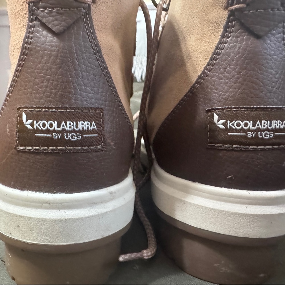 Koolaburra by UGG Tan and Cream Boots